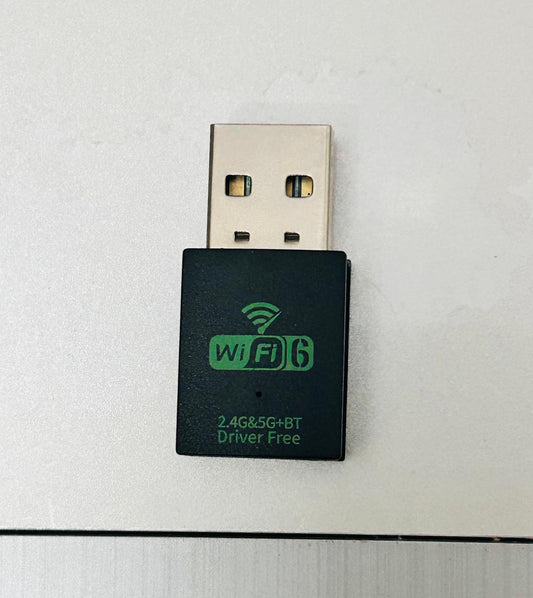 AX1800 WiFi 6 Mini Adapter, 2.4 & 5.8 Ghz Dual Band,Bluetooth 5.4, High Speed, High Gain Signal Booster FLIPZONS