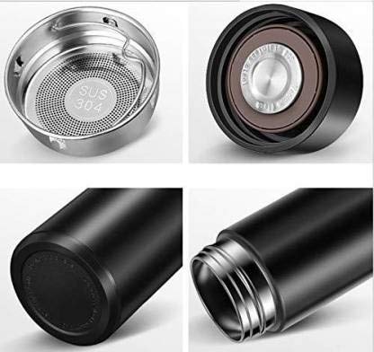 Temperature Display Double Walled Vacuum Insulated Stainless Steel Water Bottle (500ml)