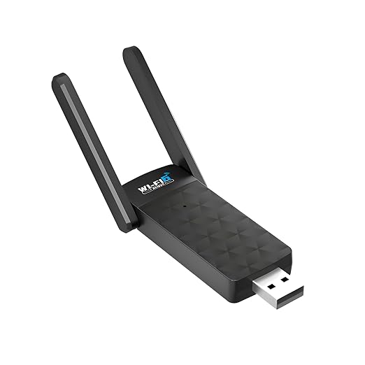 WiFi 6 USB Adapter, AX1800, 2.4 Ghz & 5.8 Ghz Dual Band Wireless Network Dongle FLIPZONS