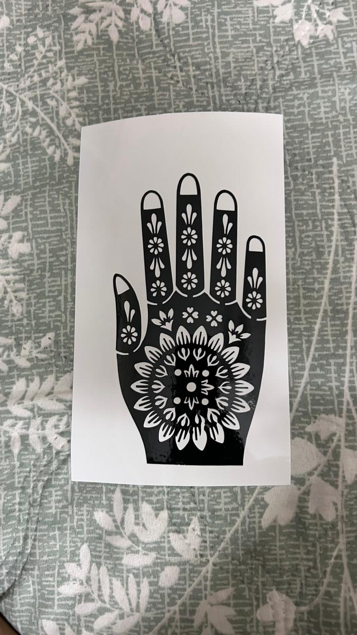 Mehandi Art Sticker Minimum Quantity 2 FLIPZONS